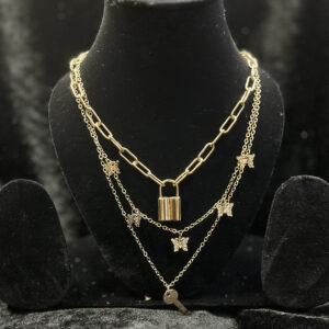 Lock & Key Multilayer Neckpiece