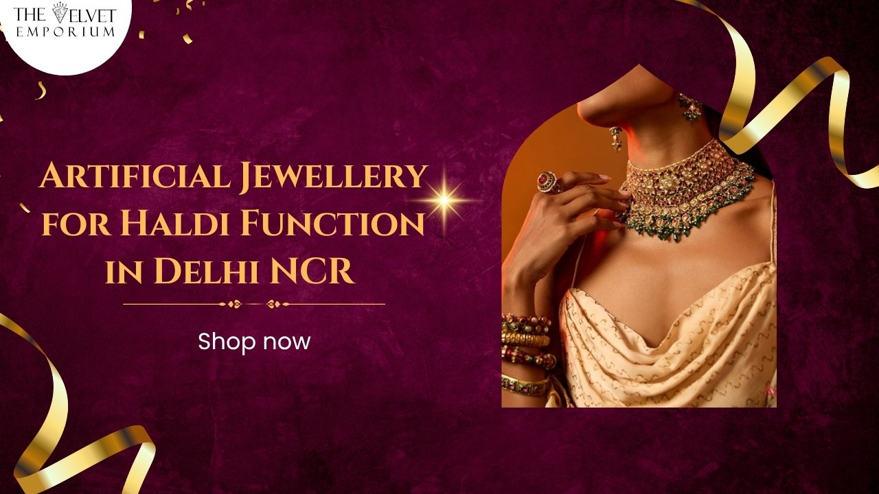 Artificial jewellery for Haldi function in Delhi NCR